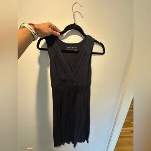 Eddie Bauer Women's Charcoal Midi Dress